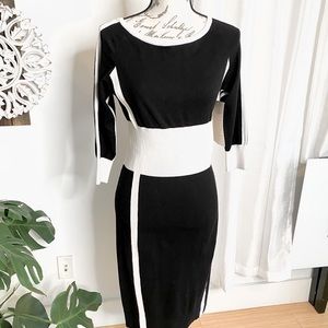 NWT B & W Boston Proper Knit sweater dress S